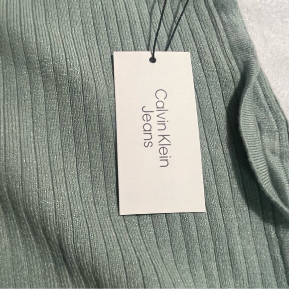 Calvin Klein Jeans Women's Ribbed-Knit Drawstring Shorts, Size L, NWT - Picture 5 of 7